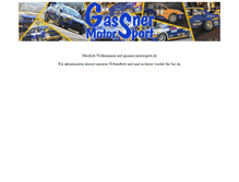Tablet Screenshot of gassner-motorsport.de
